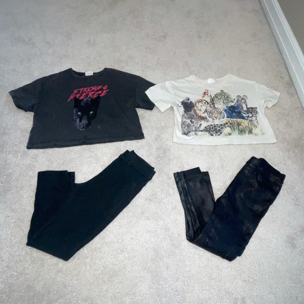 Zara Clothing - 2 shirts & 2 pants